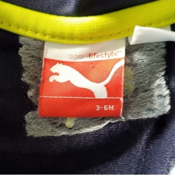 Puma Track Pants and Jacket Navy/Blue 3-6 Months - Picture 3 of 4